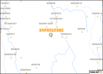 map of Ampandrabe