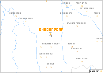 map of Ampandrabe