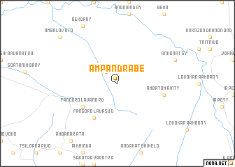 map of Ampandrabe