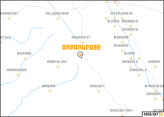 map of Ampandrabe