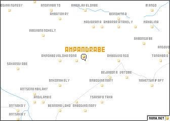 map of Ampandrabe