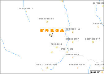 map of Ampandrabe