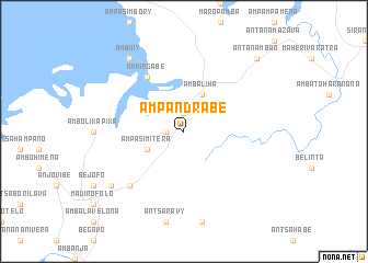 map of Ampandrabe