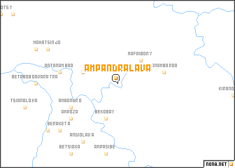 map of Ampandralava