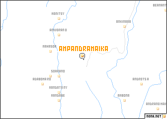 map of Ampandramaika