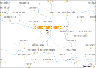 map of Ampandramana