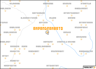 map of Ampandrambato