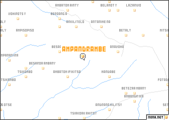 map of Ampandrambe