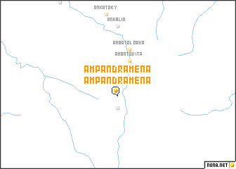 map of Ampandramena