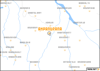 map of Ampandrana