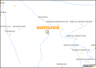 map of Ampandrana