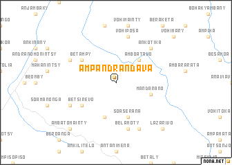 map of Ampandrandava