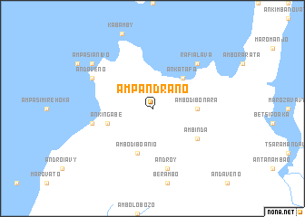 map of Ampandrano