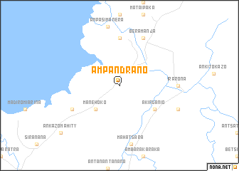 map of Ampandrano