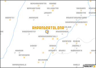 map of Ampandratolona