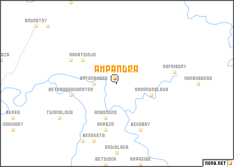 map of Ampandra