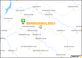 map of Ampandriakilandy