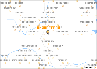 map of Ampanefena