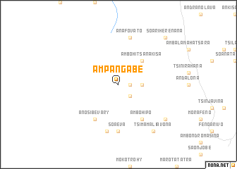 map of Ampangabe