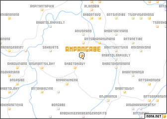 map of Ampangabe