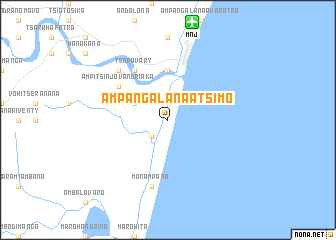 map of Ampangalana Atsimo