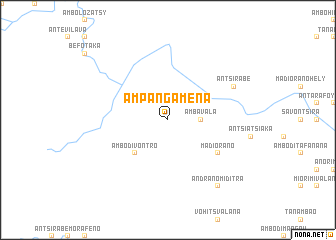 map of Ampangamena