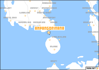 map of Ampangorinana