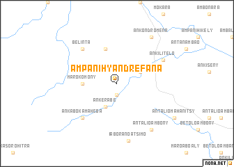 map of Ampanihy Andrefana