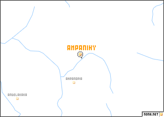 map of Ampanihy