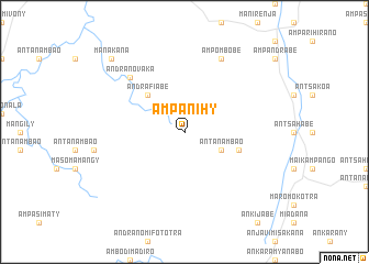 map of Ampanihy