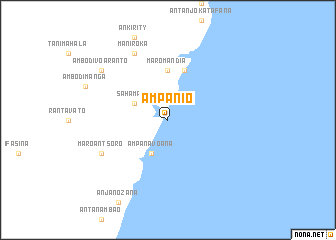 map of Ampanio