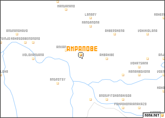 map of Ampanobe