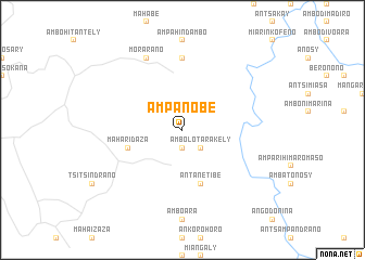 map of Ampanobe