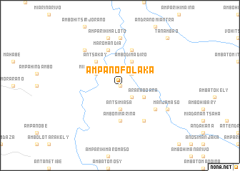 map of Ampanofolaka