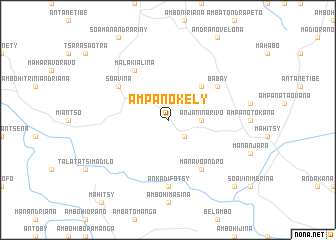 map of Ampanokely