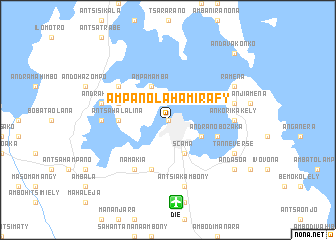 map of Ampanolahamirafy