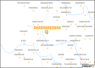 map of Ampanorenana