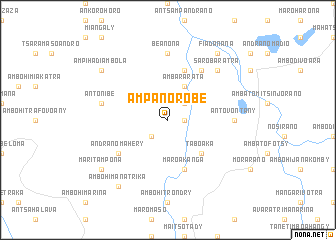 map of Ampanorobe