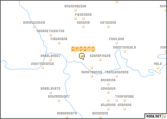 map of Ampano