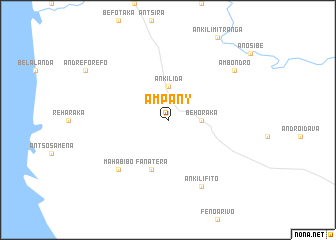 map of Ampany