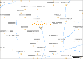 map of Ampapamena