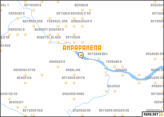 map of Ampapamena