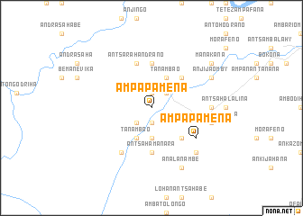 map of Ampapamena