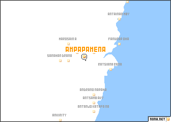 map of Ampapamena