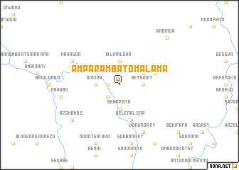 map of Amparambatomalama