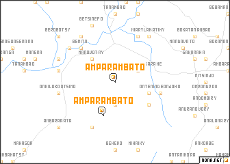 map of Amparambato