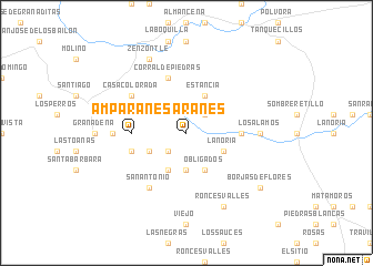 map of Amparanes