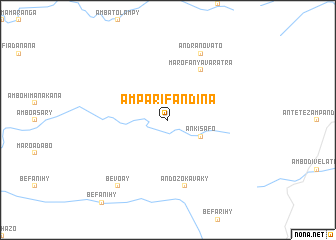 map of Amparifandina