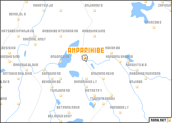 map of Amparihibe