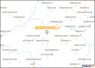 map of Amparihikely